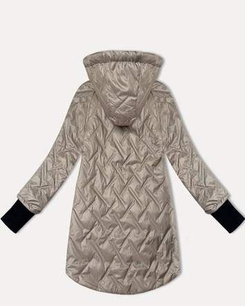 Lekka kurtka damska z odpinanym kapturem S'West jasny beżowy (B8371-70)