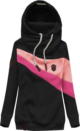 BLUZA Z OBSZERNYM KOŁNIERZEM CZARNA (1920)