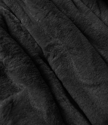 Ciepła kurtka zimowa damska dwustronna ciemny czerwony/czarny (w610)