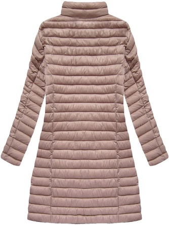 PIKOWANA KURTKA Z KAPTUREM ANTYCZNY RÓŻ (7472-PLUS)