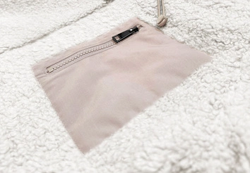 Dwustronna kurtka zimowa z misiem J Style jasny beżowy (16M9167-280)