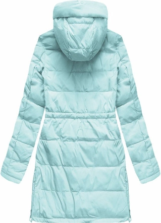 PIKOWANA KURTKA Z NASZYWKAMI MIĘTOWA (08)