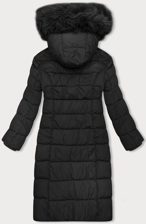 Zimowa kurtka damska z kapturem J Style czarna (16M9126-392)