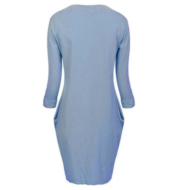 SUKIENKA BOMBKA Z APLIKACJĄ CIEMNONIEBIESKA (8873)