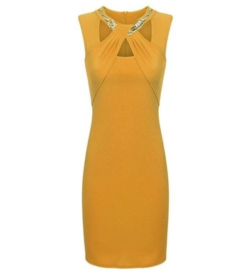 SUKIENKA Z NASZYJNIKIEM MUSZTARDOWA (VENETO)