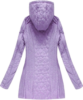 PIKOWANA KURTKA Z KAPTUREM WRZOSOWA (7031BIG)