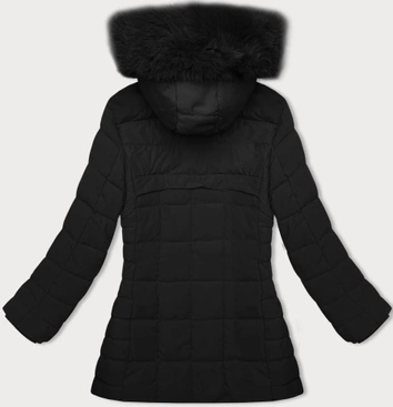 Pikowana kurtka zimowa damska J Style czarna (16M9119-392)