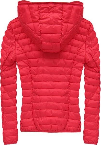KURTKA PIKOWANA CZERWONA (B2278)