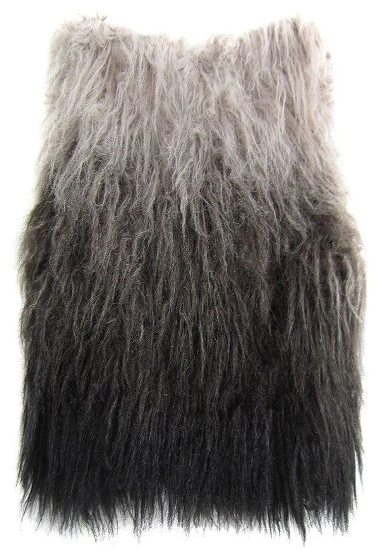 KRÓTKA FUTRZANA KAMIZELKA SZARO-CZARNA (1925)