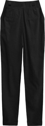 SPODNIE SZTRUKSOWE CZARNE (2218/1)