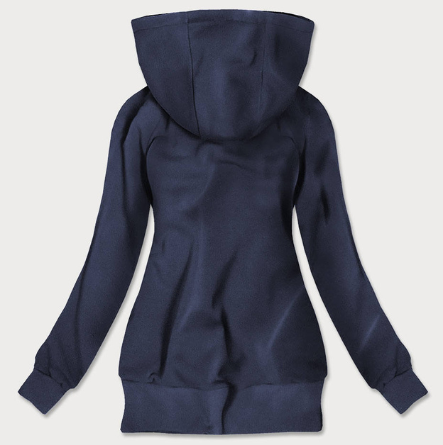 ROZPINANA BLUZA Z KIESZENIAMI GRANATOWA (629)