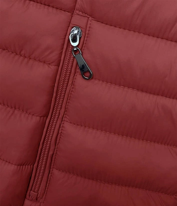 Przejściowa pikowana kurtka damska czerwona (16M9101-270)