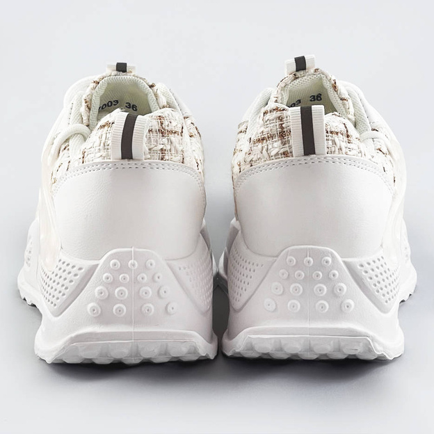 Buty sportowe damskie białe (7003)