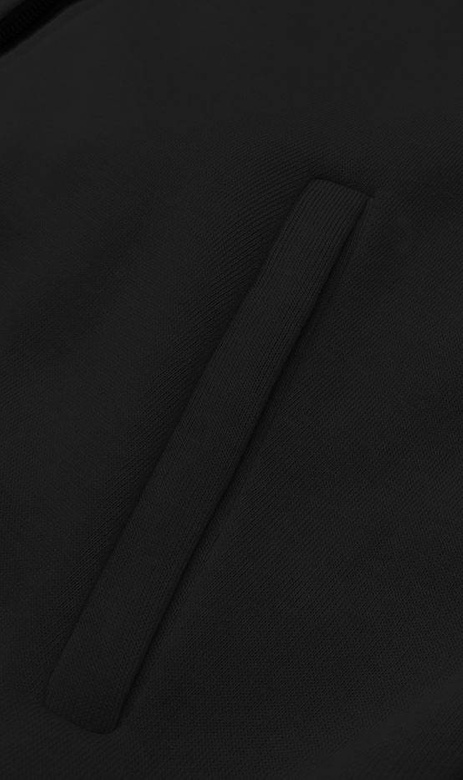 Komplet dresowy z lampasami czarny (KK0050)