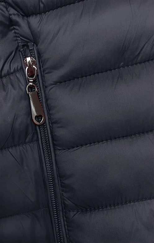 Pikowany bezrękawnik damski granatowy (16M9155-215)