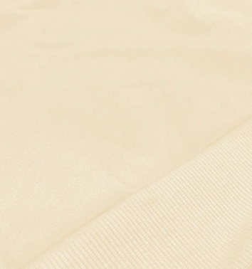 Cienka krótka bluza dresowa damska ecru (8B938-67+132)