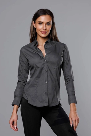 Klasyczna koszula damska ciemnoszara (HH039-2)