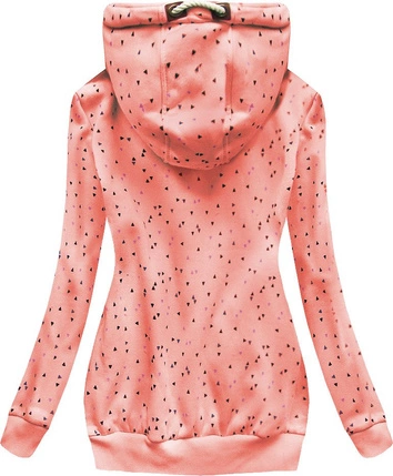 BLUZA W KOLOROWE TRÓJKĄTY ŁOSOSIOWA (1921)