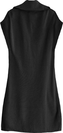 DŁUGI SWETER Z GOLFEM CZARNY (1200)