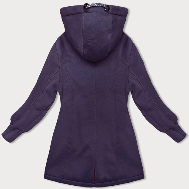 Taliowana bluza damska fioletowa (AMG-675A)