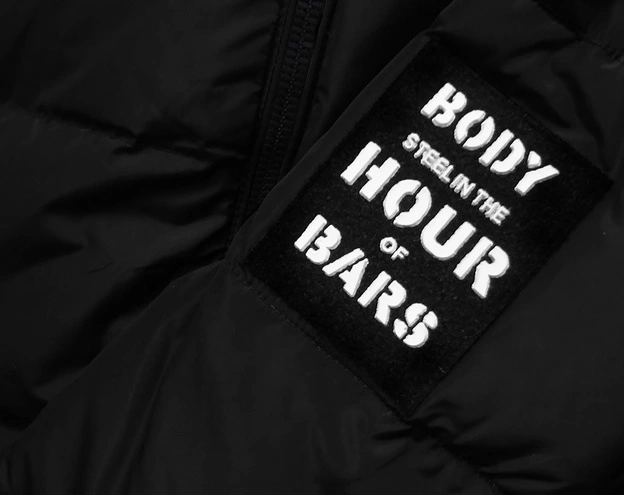 PŁASZCZ DAMSKI ZIMOWY Z PUCHEM NATURALNYM CZARNY (7078)