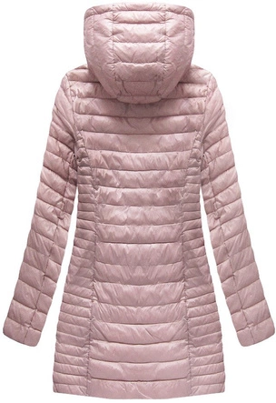 PIKOWANA KURTKA Z KAPTUREM ANTYCZNY RÓŻ (B1070-30)