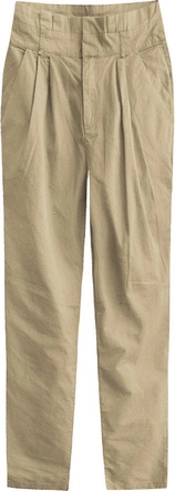 BAWEŁNIANE SPODNIE BEŻOWE (2217)
