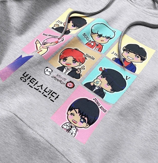 Damska bluza sportowa z nadrukiem szara (n7283)