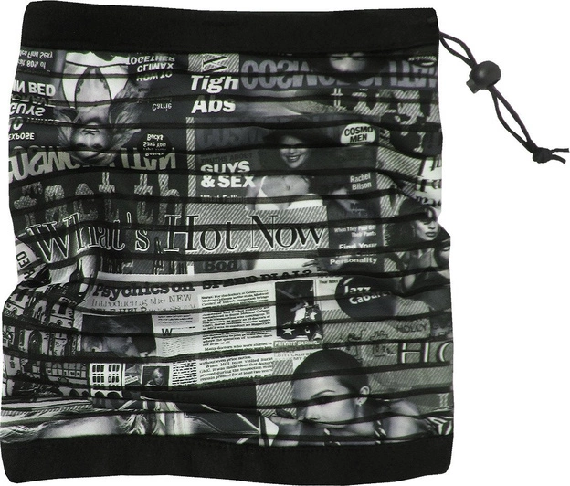 KOMIN Z NADRUKAMI 2W1 SZARO-ZIELONY (2009)