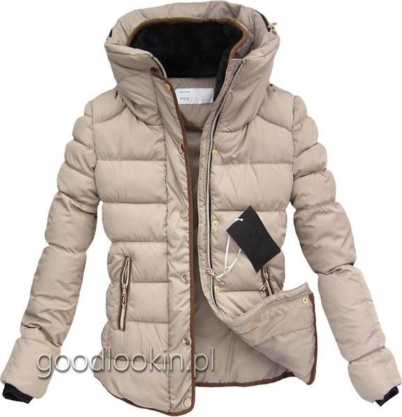 KRÓTKA KURTKA ZIMOWA S'WEST BEŻOWA (1309-2)