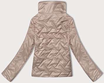 Cienka kurtka damska ze stójką S'West perłowy różowy (B8363-51)