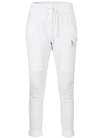 DRESOWE SPODNIE CHINOS BIAŁE (6914)