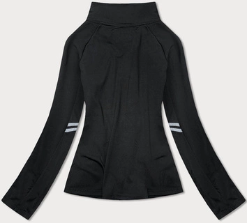 DAMSKA BLUZA ZE STÓJKĄ CZARNA (20319)