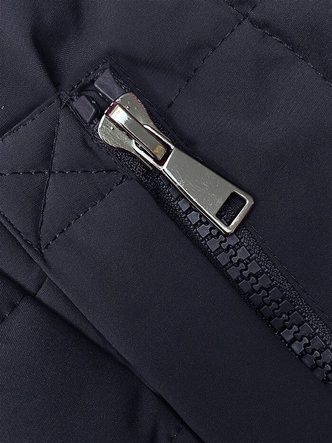 Damski bezrękawnik z kapturem granatowy (16M9096-215)