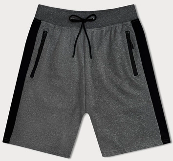 Sportowe spodenki męskie ciemnoszare (8K281-5)