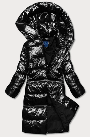 KURTKA ZIMOWA DAMSKA TRZY DŁUGOŚCI CZARNA (OMDL-009)