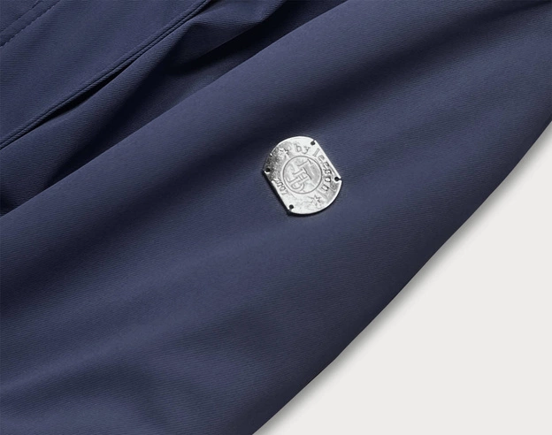 Parka damska z podpinką granatowa (m-21201)