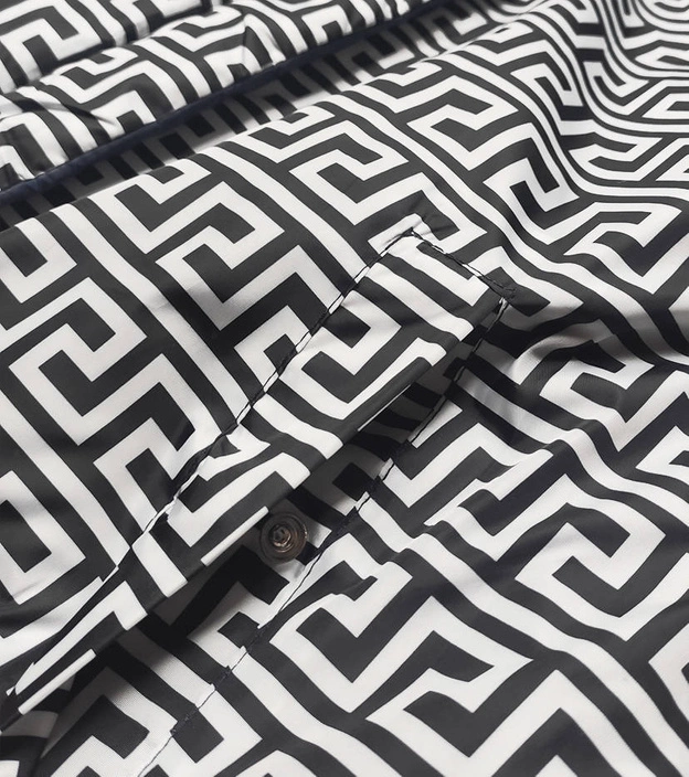 Dwustronna kamizelka z kapturem granatowa (16M9066-215)