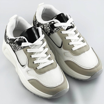 Sportowe buty damskie białe (6348)
