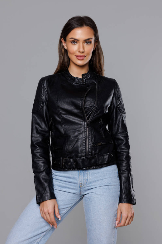 Ramoneska ze stójką czarna (HM39)