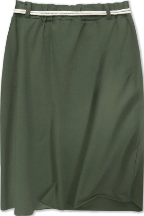 DRESOWA SPÓDNICA Z KIESZENIAMI KHAKI (592ART)