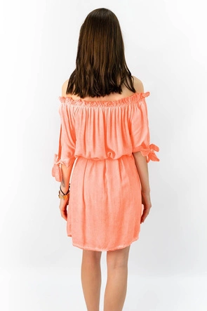 SUKIENKA HISZPANKA Z PASKIEM NEONOWY ŁOSOŚ (279ART)