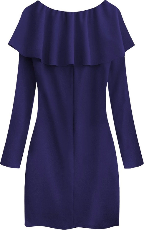 PROSTA SUKIENKA Z FALBANĄ CHABROWA (540ART)