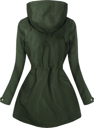 KURTKA TYPU PARKA KHAKI (XW02X)