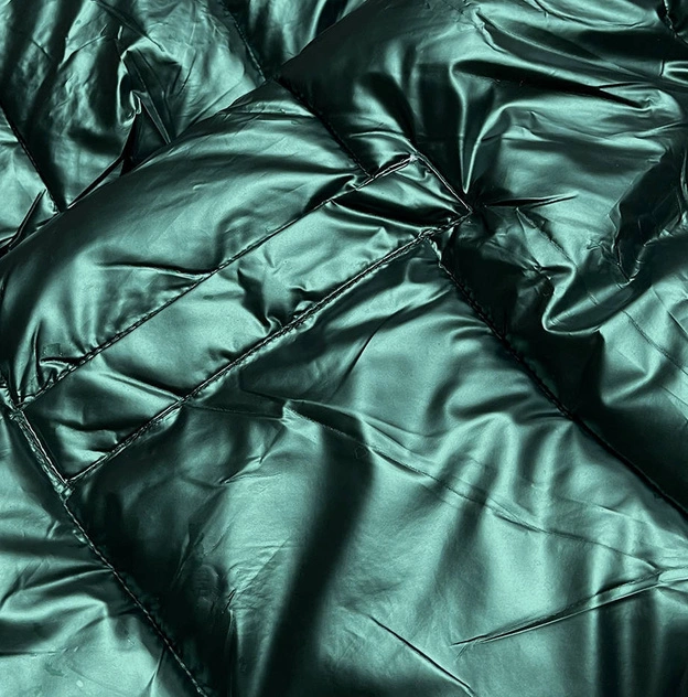 DWUSTRONNA KURTKA DAMSKA ZIMOWA ZIELONO-BRĄZOWA (HS-807)