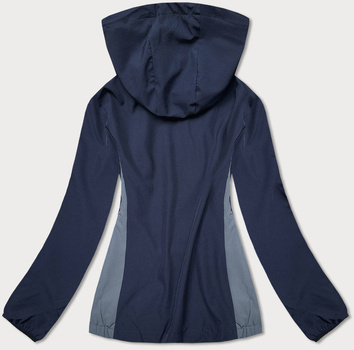 Cienka bluza z kapturem granatowa (hm096-4)