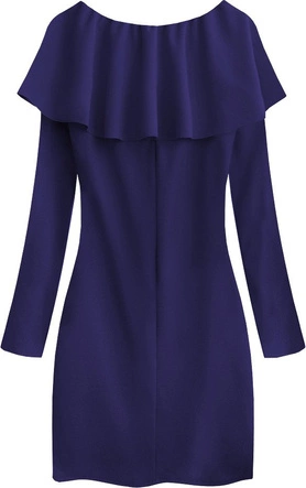 PROSTA SUKIENKA Z FALBANĄ CHABROWA (540ART)