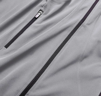 Damska bluza ze stójką szara (hd150-03)