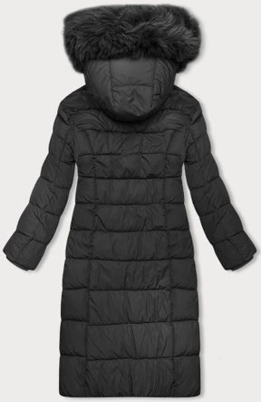 Zimowa kurtka damska z kapturem J Style grafitowa (16M9126-105)