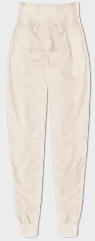 Cienkie spodnie dresowe ecru (CK03-67-132)
